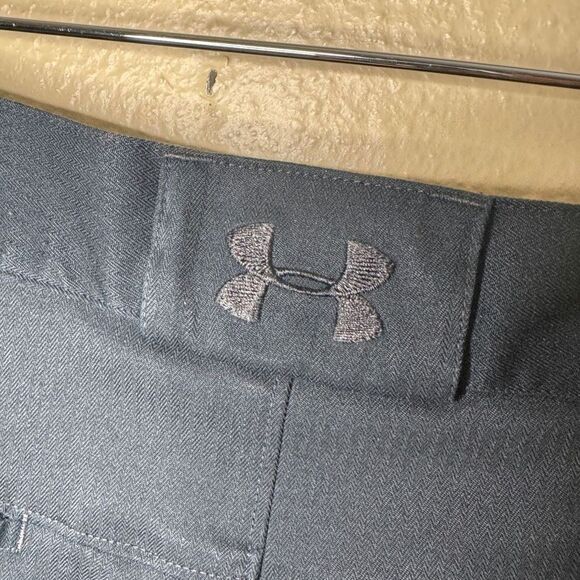 Under Armour Shorts Mens 36R Navy Blue Flat Front Performance Golf Gear - Picture 10 of 12